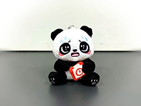 Deadline Panda plush charm