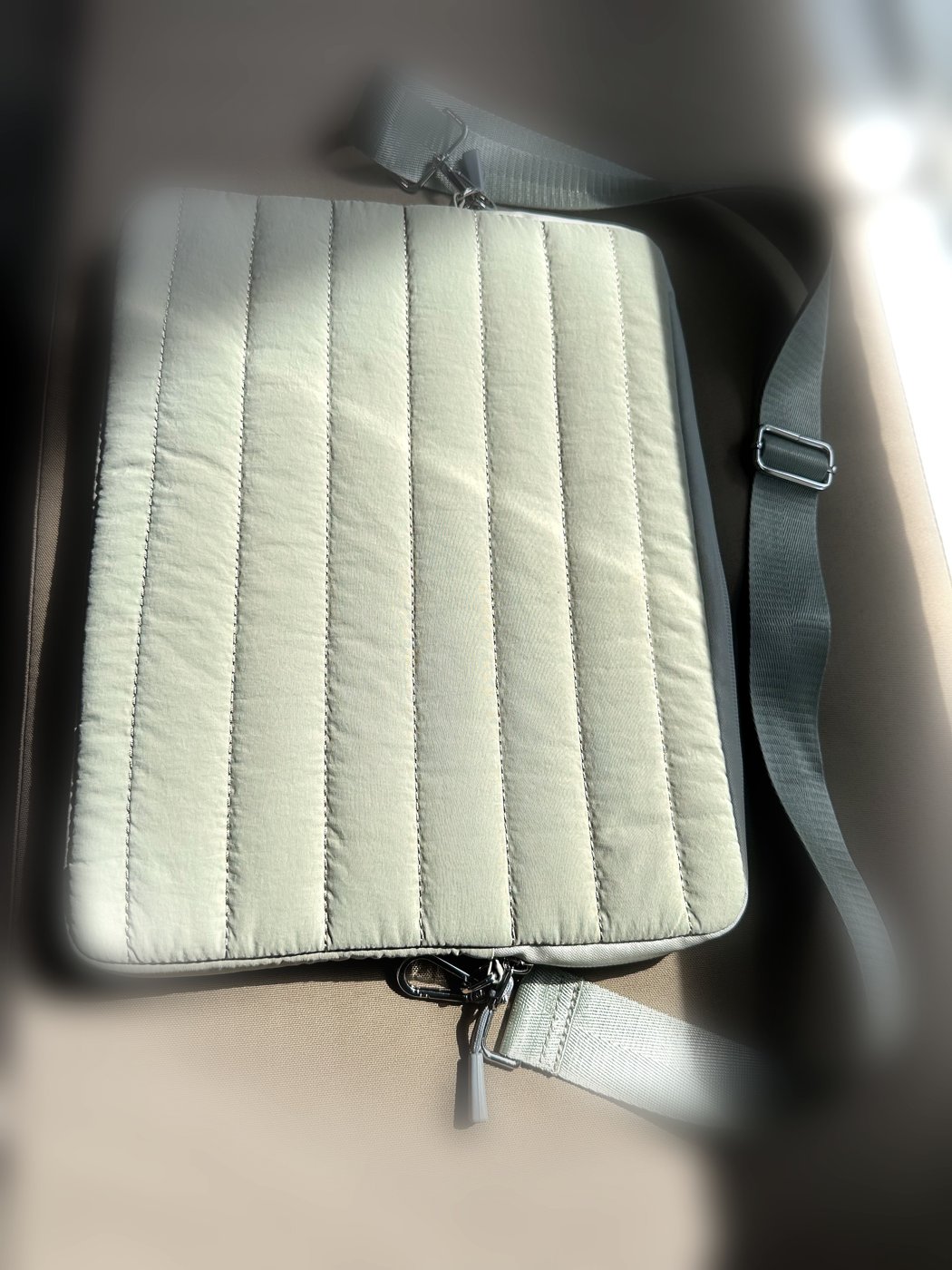 Mood Series Laptop Sleeve in sage green